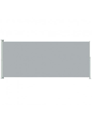 Tenda Laterale Retrattile per Patio 200x500 cm Grigia