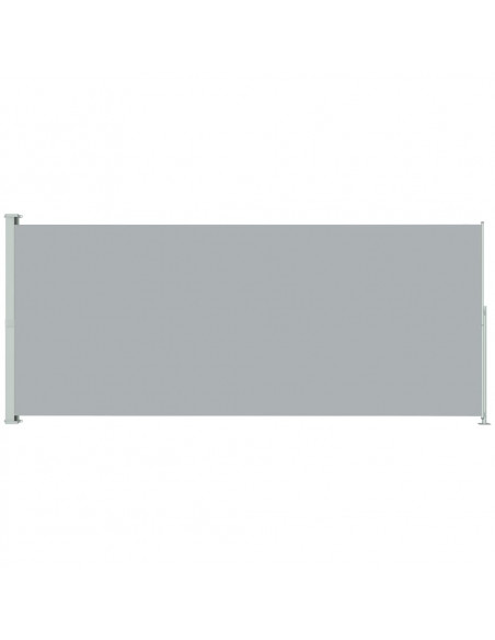 Tenda Laterale Retrattile per Patio 200x500 cm Grigia