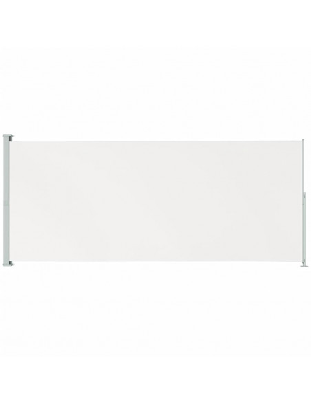 Tenda Laterale Retrattile per Patio 220x500 cm Crema