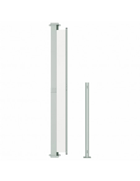 Tenda Laterale Retrattile per Patio 220x500 cm Crema