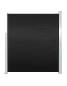 Tenda da Sole Laterale Retrattile 160 x 500 cm Nera 2