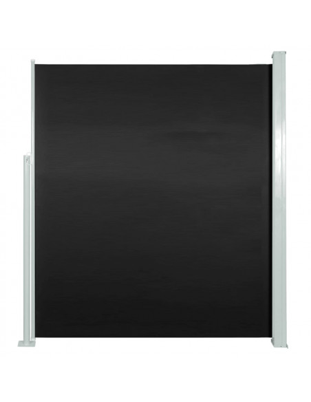 Tenda da Sole Laterale Retrattile 160 x 500 cm Nera