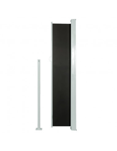 Tenda da Sole Laterale Retrattile 160 x 500 cm Nera