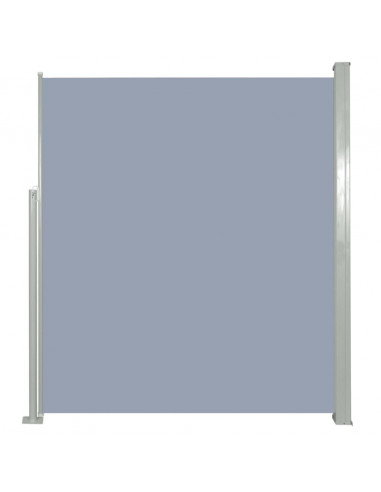 Tenda da Sole Laterale Retrattile 160 x 300 cm Grigio