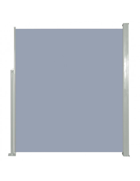 Tenda da Sole Laterale Retrattile 160 x 300 cm Grigio
