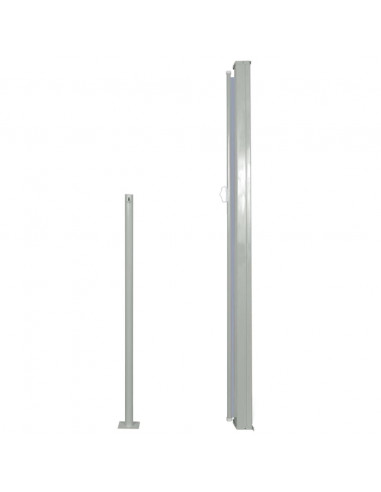 Tenda da Sole Laterale Retrattile 160 x 300 cm Grigio