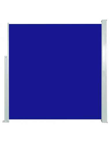 Tenda da Sole Laterale Retrattile 140 x 300 cm Blu