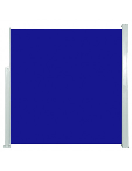 Tenda da Sole Laterale Retrattile 140 x 300 cm Blu