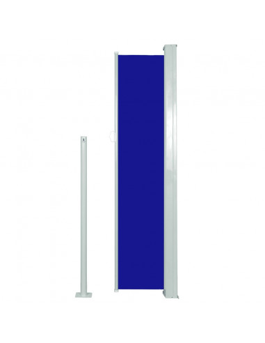 Tenda da Sole Laterale Retrattile 140 x 300 cm Blu