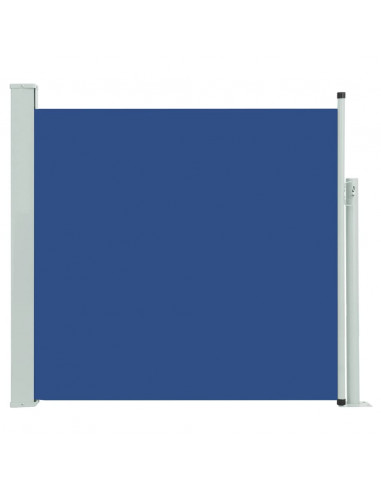 Tenda Laterale Retrattile per Patio 170x300 cm Blu