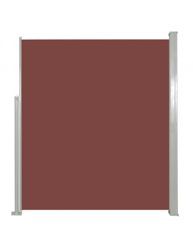 Tenda da Sole Laterale Retrattile 160 x 300 cm Marrone