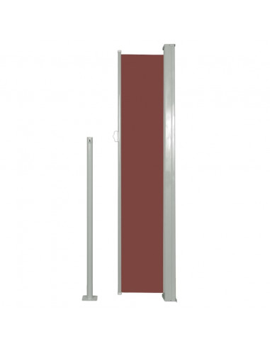 Tenda da Sole Laterale Retrattile 160 x 300 cm Marrone