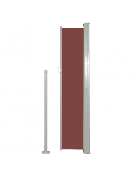 Tenda da Sole Laterale Retrattile 160 x 300 cm Marrone