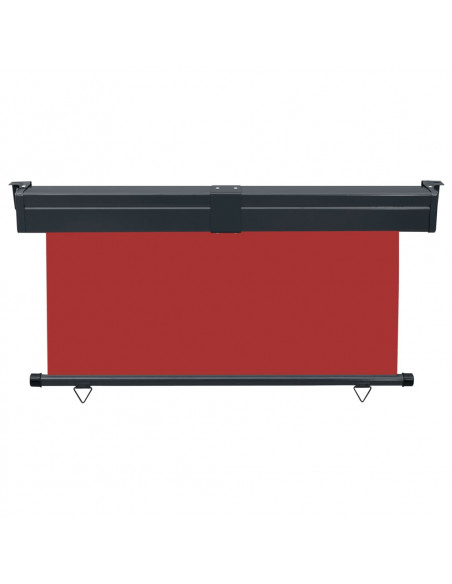 Tenda Laterale per Terrazzo 140x250 cm Rossa