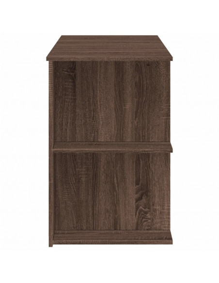 Scrivania Rovere Marrone 140x50x75 cm in Legno Multistrato