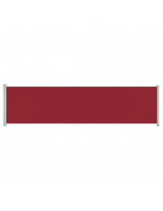 Tenda Laterale Retrattile per Patio 600x160 cm Rossa 2