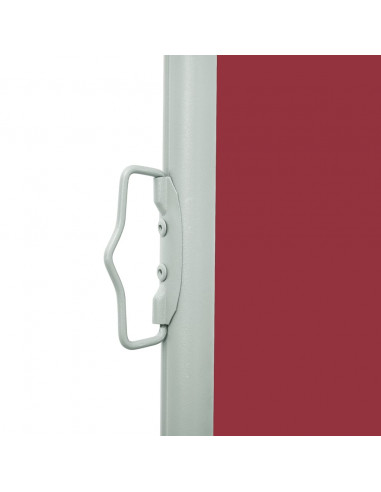 Tenda Laterale Retrattile per Patio 600x160 cm Rossa