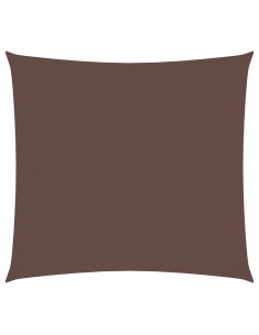 Parasole a Vela in Tela Oxford Quadrata 7x7 m Marrone 2