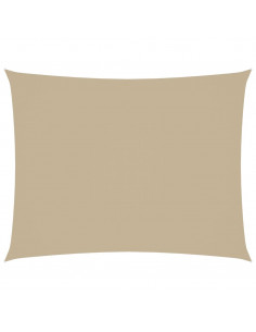 Parasole a Vela Oxford Rettangolare 2x3,5 m Beige 2