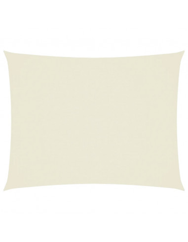 Parasole a Vela Oxford Rettangolare 2x3 m Crema