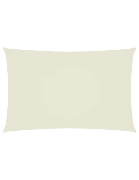 Parasole a Vela Oxford Rettangolare 5x8 m Crema