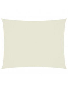 Parasole a Vela Oxford Rettangolare 6x8 m Crema 2