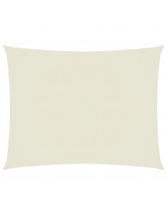 Parasole a Vela Oxford Rettangolare 6x7 m Crema 2