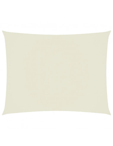 Parasole a Vela Oxford Rettangolare 6x7 m Crema