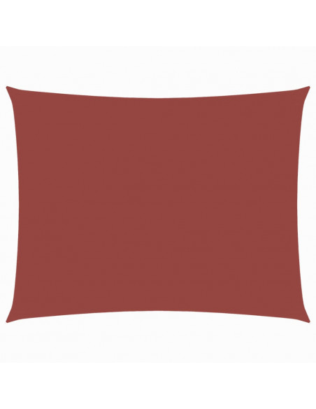 Parasole a Vela Oxford Rettangolare 3x4,5 m Terracotta