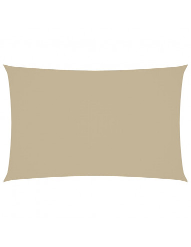 Parasole a Vela Oxford Rettangolare 2x5 m Beige