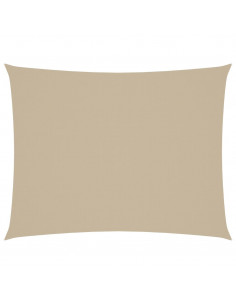 Parasole a Vela Oxford Rettangolare 3x4,5 m Beige 2