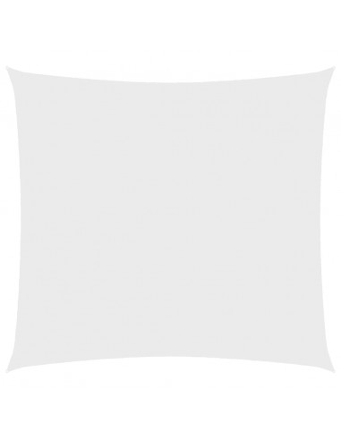 Parasole a Vela in Tela Oxford Quadrata 6x6 m Bianco