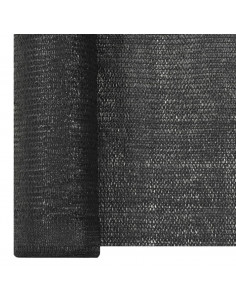 Rete per Privacy Nera 1,5x25 m in HDPE 150 g/m² 2