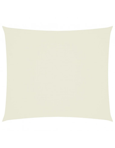 Parasole a Vela Oxford Rettangolare 2,5x3 m Crema