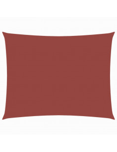 Parasole a Vela Oxford Rettangolare 3x5 m Terracotta 2