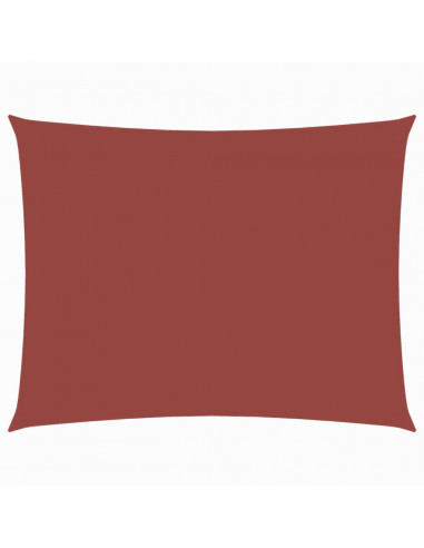 Parasole a Vela Oxford Rettangolare 3x5 m Terracotta