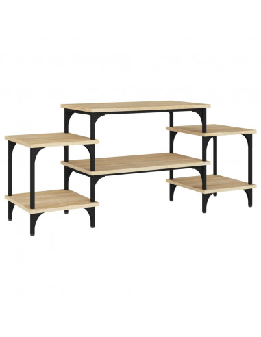 Mobile Porta TV Rovere Sonoma 117x35x52 cm in Legno Multistrato