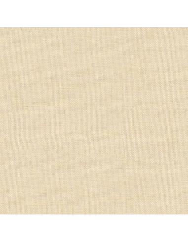 Poggiapiedi Crema 60x60x36 cm in Tessuto e Similpelle