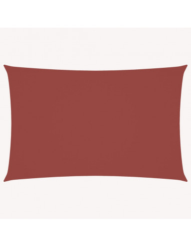 Parasole a Vela Oxford Rettangolare 5x7 m Terracotta