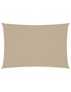 Parasole a Vela Oxford Rettangolare 2,5x4,5 m Beige 2