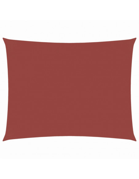 Parasole a Vela Oxford Rettangolare 3x4 m Terracotta