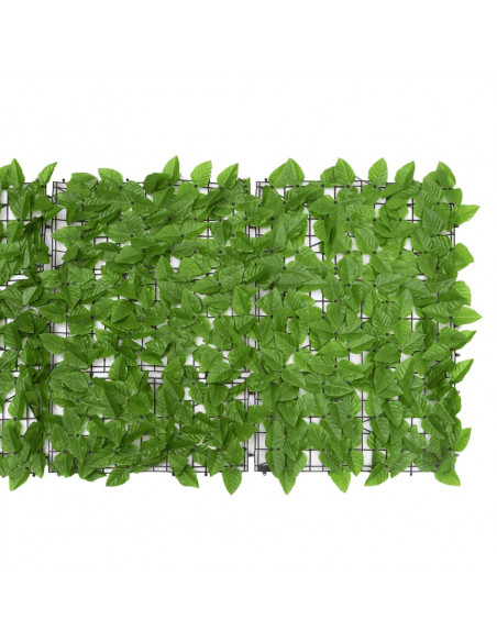 Schermo Privacy da Balcone con Foglie Verde 600x75 cm