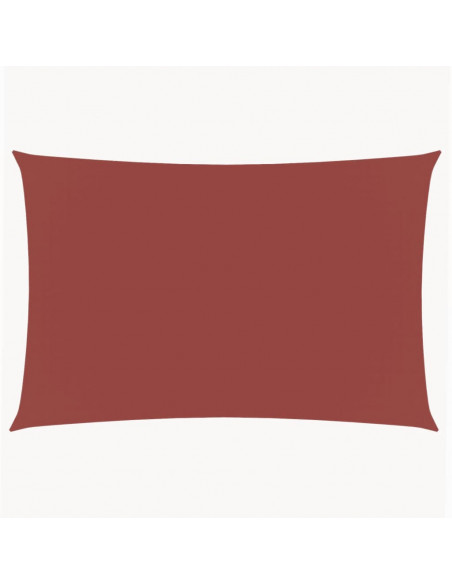Parasole a Vela Oxford Rettangolare 2x4,5 m Terracotta