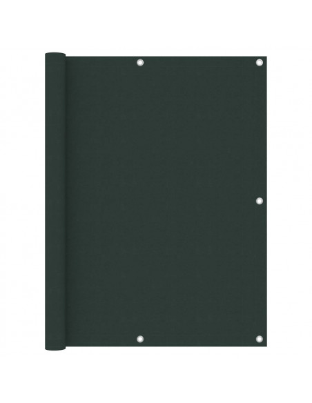Paravento da Balcone Verde Scuro 120x600 cm Tessuto Oxford