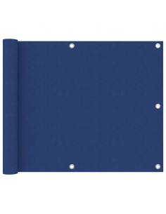 Paravento da Balcone Blu 75x400 cm in Tessuto Oxford 2