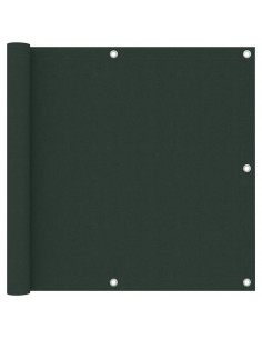 Paravento da Balcone Verde Scuro 90x300 cmTessuto Oxford 2