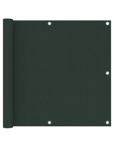 Paravento da Balcone Verde Scuro 90x300 cmTessuto Oxford