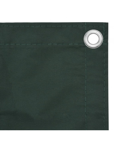 Paravento da Balcone Verde Scuro 90x300 cmTessuto Oxford