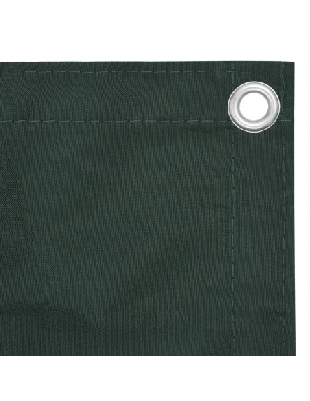 Paravento da Balcone Verde Scuro 90x300 cmTessuto Oxford
