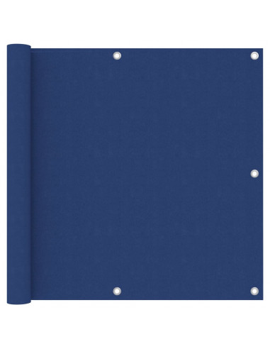 Paravento da Balcone Blu 90x500 cm in Tessuto Oxford